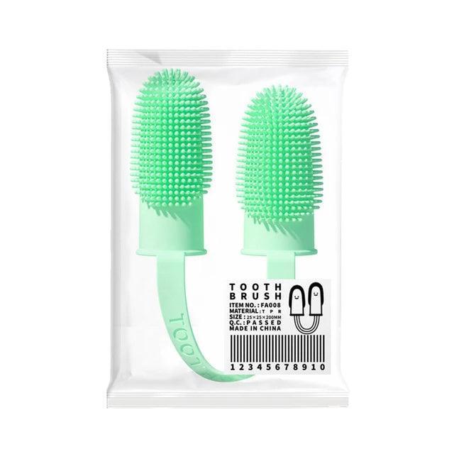 Soft Dog Toothbrush Set for Effective Oral Care - ClubOn