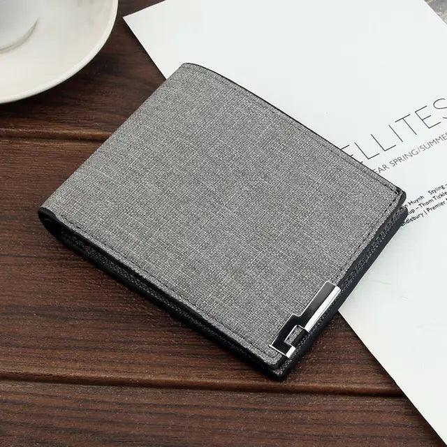 Men's Multifunctional Canvas Wallet - Lightweight Portable Purse - ClubOn