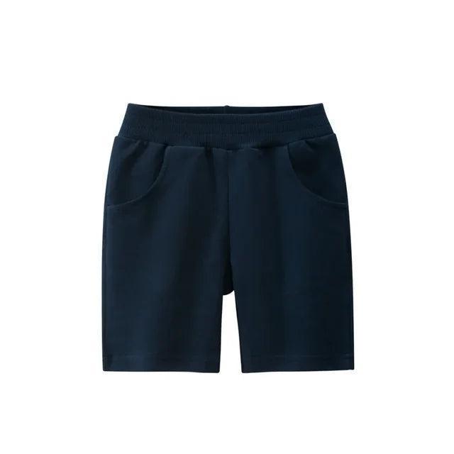 Children's Cotton Summer Shorts - Elastic Waist Beach Pants - ClubOn