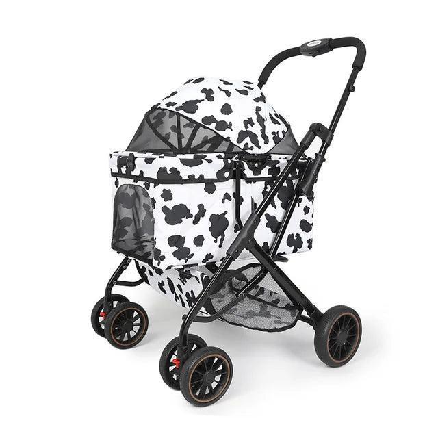 Foldable Pet Stroller | Outdoor Travel Carrier for Dogs & Cats - ClubOn