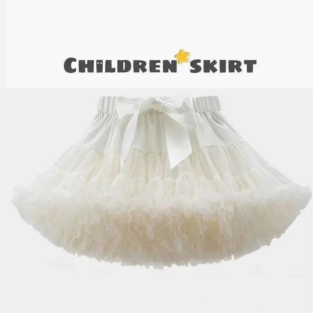 Hot Girls Tutu Skirt - Fluffy Tulle Princess Pettiskirt for Kids - ClubOn