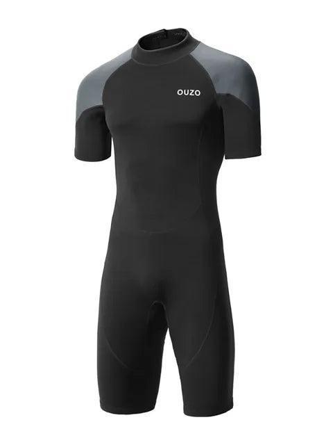 Men’s 1.5mm Short Sleeve Diving Suit - Neoprene Wetsuit - ClubOn