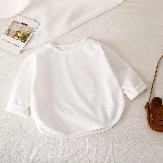 Pure Cotton Long Sleeve Basic Tees for Baby Boys & Girls - ClubOn