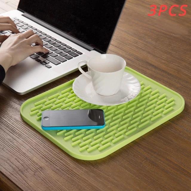 Silicone Coasters & Insulated Pot Mats – Decorative, Heat-Resistant Table Mats for Kitchen & Dining - ClubOn