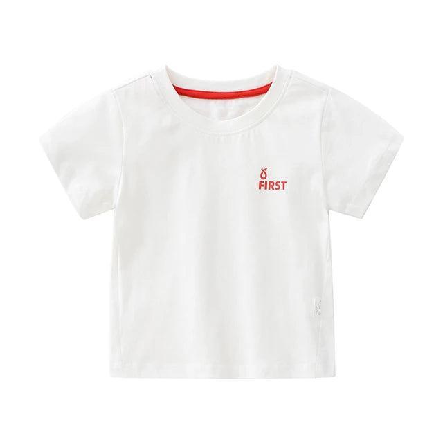 Pure Cotton Short Sleeve T-Shirt - Kids Summer Wear - ClubOn
