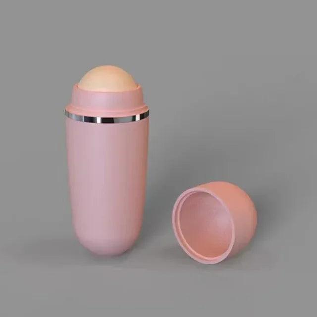 Volcanic Stone Face Oil Absorbing Roller – Washable Facial Skin Care & Makeup Tool - ClubOn