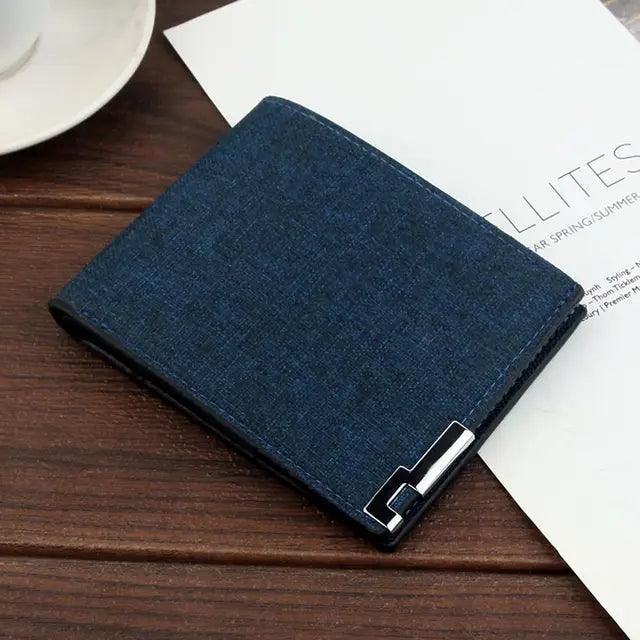 Men's Multifunctional Canvas Wallet - Lightweight Portable Purse - ClubOn