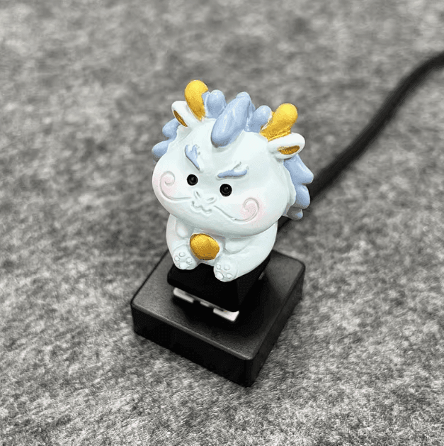 Mechanical Blue Axis External Computer Power Button – Creative Desktop Extension Switch - ClubOn