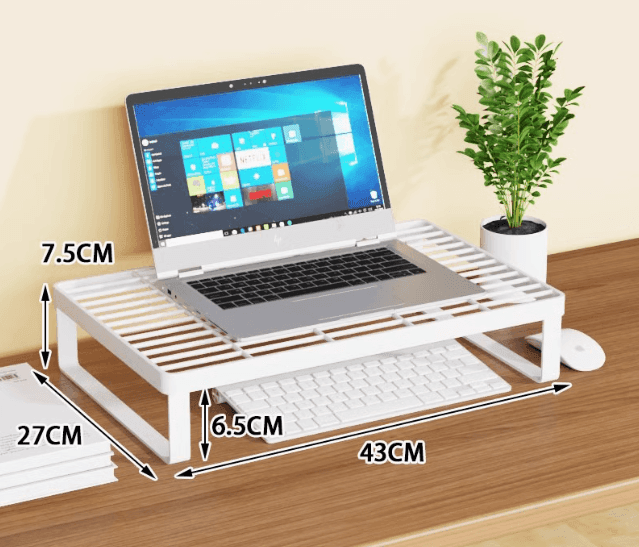 Cooling Grill Laptop Stand – Hollow Desktop Computer Base and Screen Bracket - ClubOn