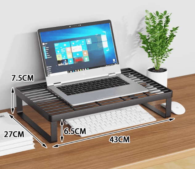 Cooling Grill Laptop Stand – Hollow Desktop Computer Base and Screen Bracket - ClubOn