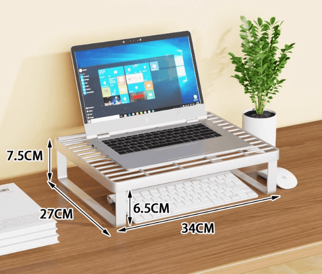 Cooling Grill Laptop Stand – Hollow Desktop Computer Base and Screen Bracket - ClubOn