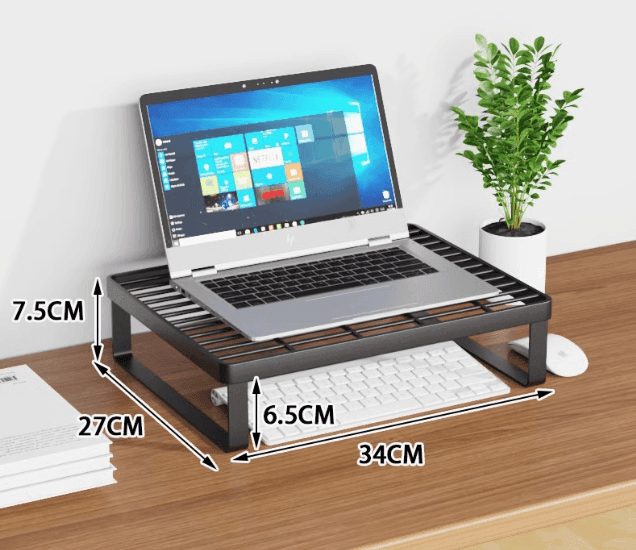 Cooling Grill Laptop Stand – Hollow Desktop Computer Base and Screen Bracket - ClubOn