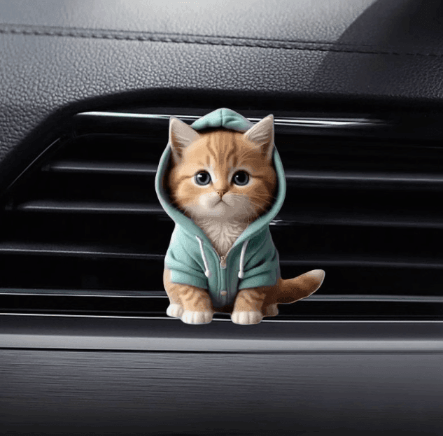 Cute Cat Car Aromatherapy Ornament – Air Outlet Decorative Air Freshener - ClubOn