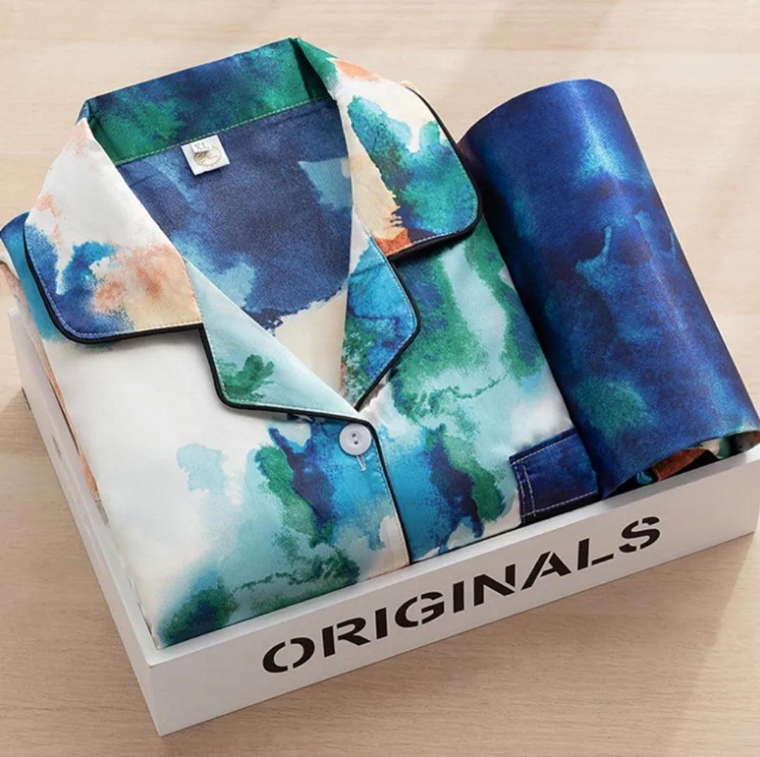 Women's Plus Size Two-Piece Pajama Set – Comfortable Sleep & Loungewear - ClubOn