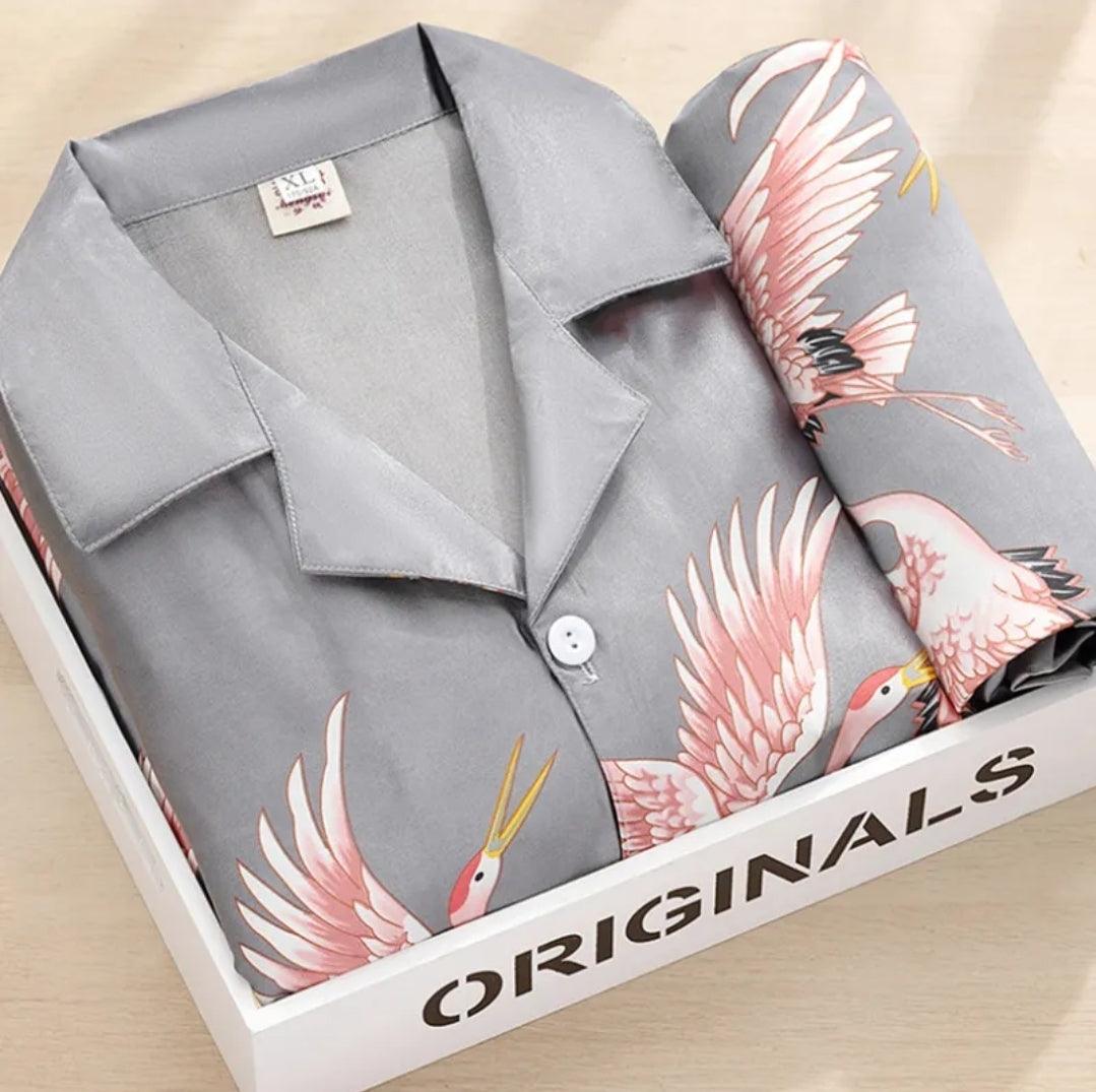 Women's Plus Size Two-Piece Pajama Set – Comfortable Sleep & Loungewear - ClubOn