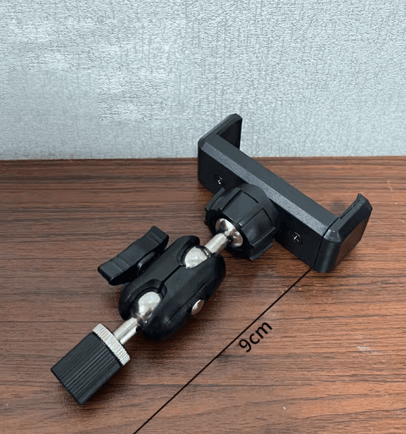 Live Broadcast Tripod Floor Stand – Mobile Holder with Metal Gimbal - ClubOn