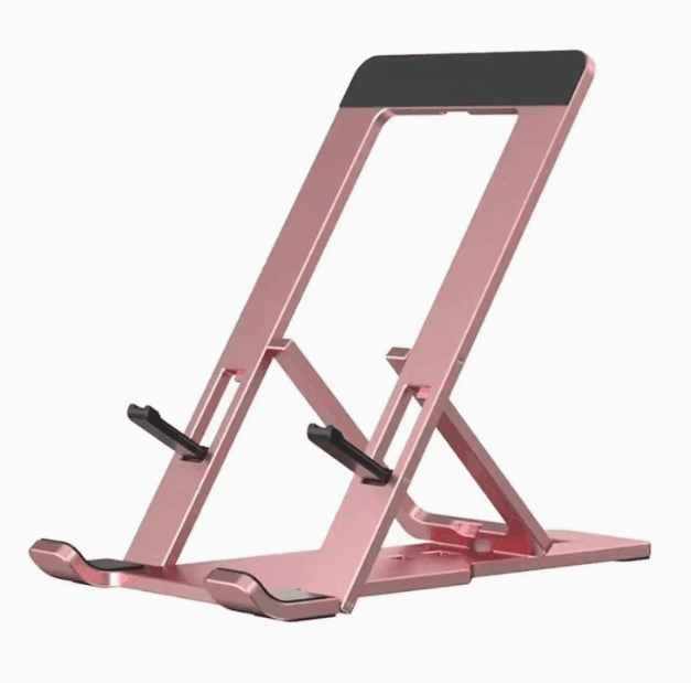 Portable Aluminum Alloy Phone Stand – Multi-Angle Adjustable Desktop Holder - ClubOn