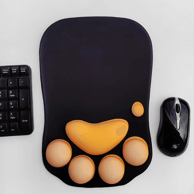 Cat Claw 3D Silicone Mouse Pad – Light Luxury Anti-Tenosynovitis Wrist Rest - ClubOn