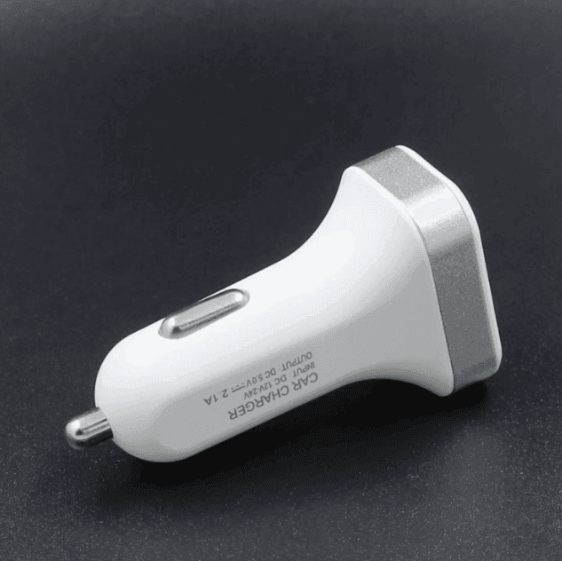 High Power Dual USB Car Charger with LED Voltage & Current Display – Factory Direct Sales - ClubOn