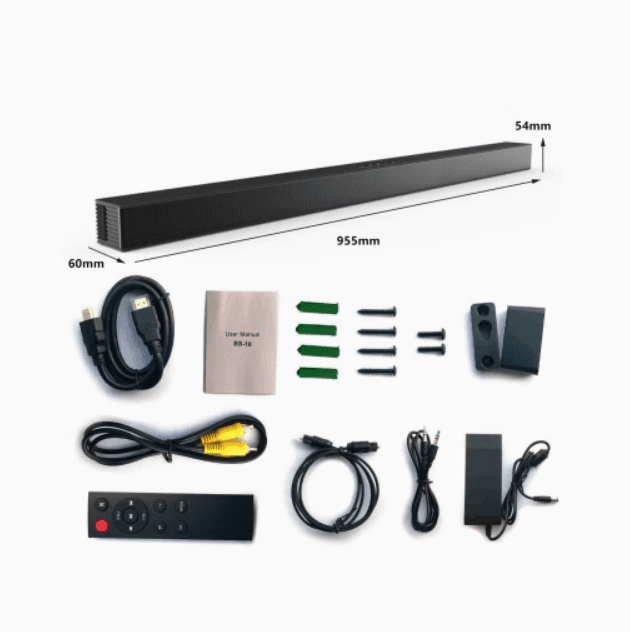 TV Soundbar HiFi Speaker – Bluetooth-Compatible Home Theater Sound Bar - ClubOn