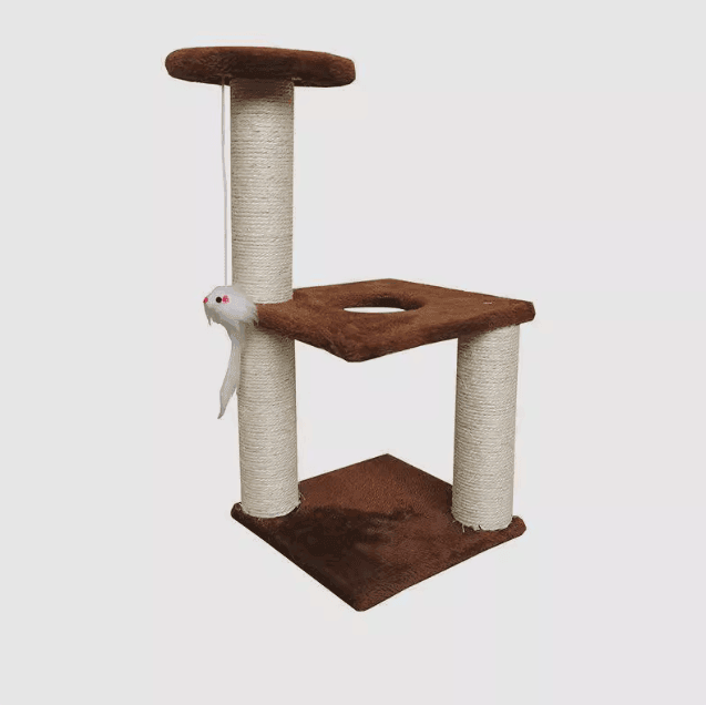 Multi-Level Cat Tree Climbing Frame | Pet Scratch Furniture Scratcher - ClubOn