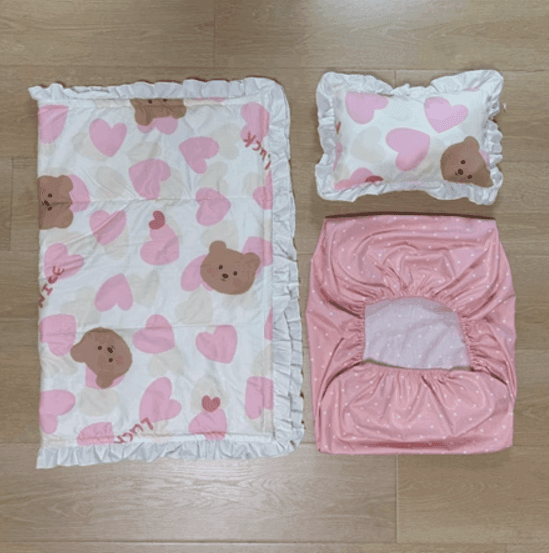 Nonopet Pet Quilt Pillow Bedding Set | Cotton Printed Princess Style - ClubOn