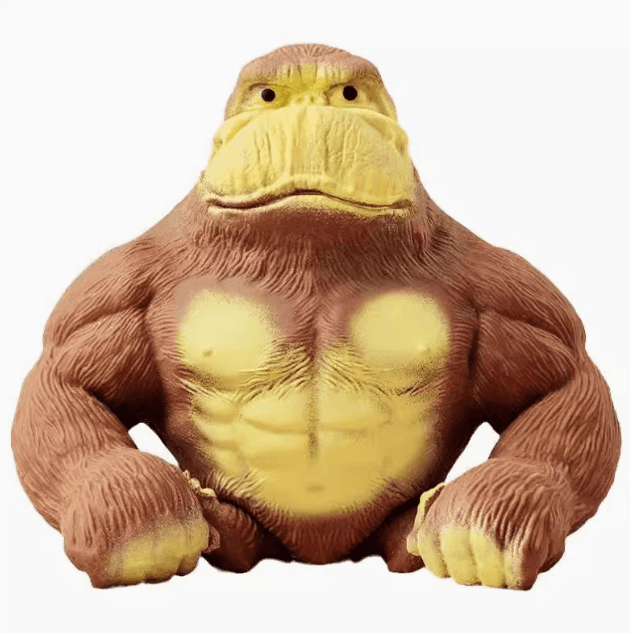 Giant Orangutan Squishy Antistress Toy - Elastic Fidget Fun - ClubOn