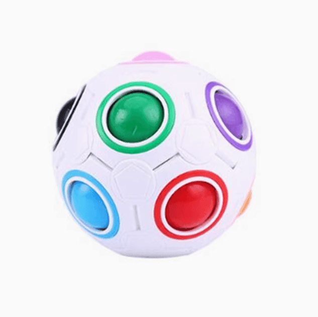 Antistress Cube Rainbow Ball Puzzles Football Magic Cube - ClubOn