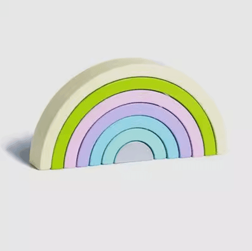 Montessori Wooden Burger Stacking Toy for Toddlers - Educational Playset - ClubOn