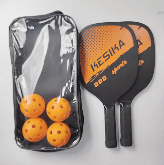 Indoor & Outdoor Wooden Pickleball Paddle Set – Perfect for Beginners - ClubOn