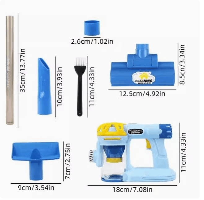 Kids Vacuum Cleaner Toy – Housekeeping Cleaning Set - ClubOn