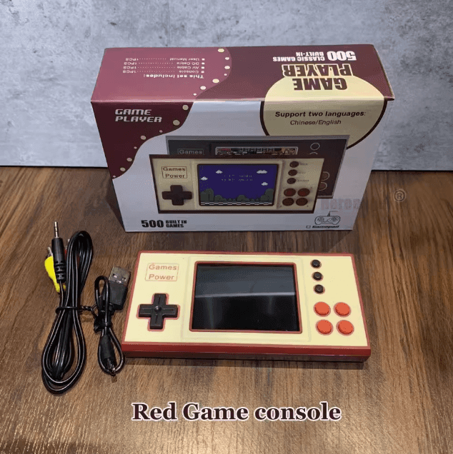 Portable Video Game Player Mini Retro Game Console with 500 Games - ClubOn