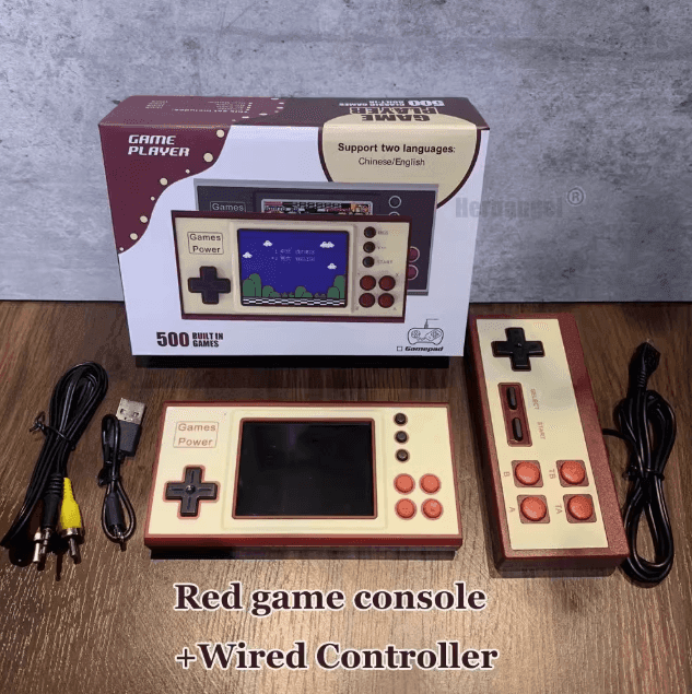 Portable Video Game Player Mini Retro Game Console with 500 Games - ClubOn