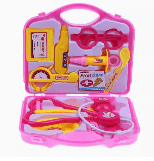 Children’s Doctor & Nurse Pretend Play Set – Portable Suitcase - ClubOn