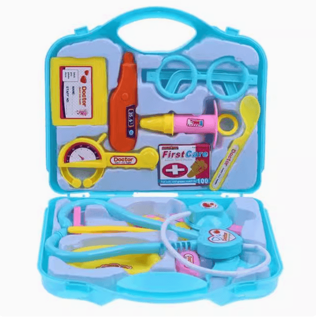 Children’s Doctor & Nurse Pretend Play Set – Portable Suitcase - ClubOn