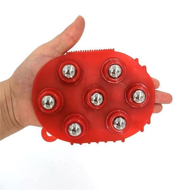 Roller Ball Body Massage Glove for Pain Relief - ClubOn