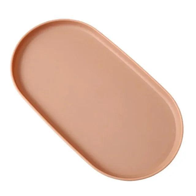 Stackable Oval Food Serving Tray - Fruit & Dessert Plate - ClubOn