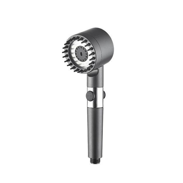 Black Rainfall Shower Head – 3-Mode High Pressure Adjustable Shower with Boost Filter - ClubOn