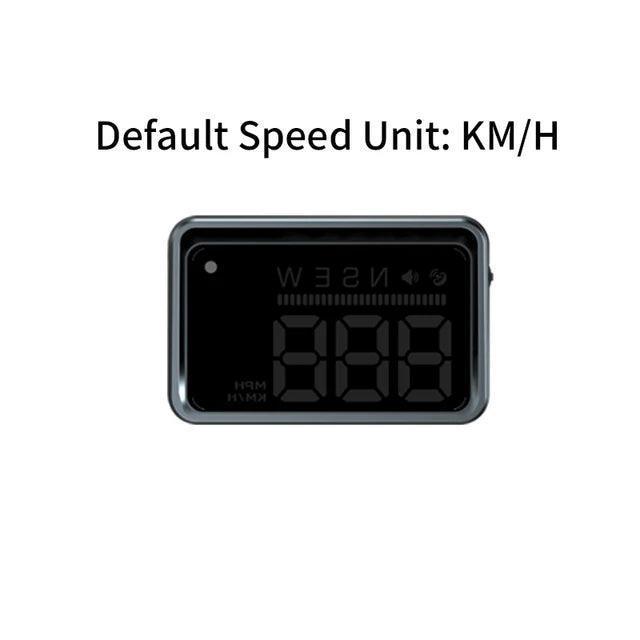 KWHUD Head-Up Display - GPS Digital Speedometer Windshield Projector - ClubOn