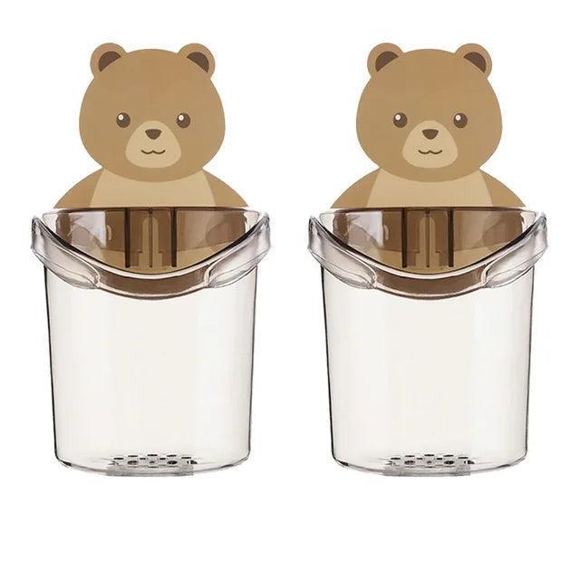 Wall-Mounted Bathroom Accessories Set – Toothbrush Holder & Rack - ClubOn