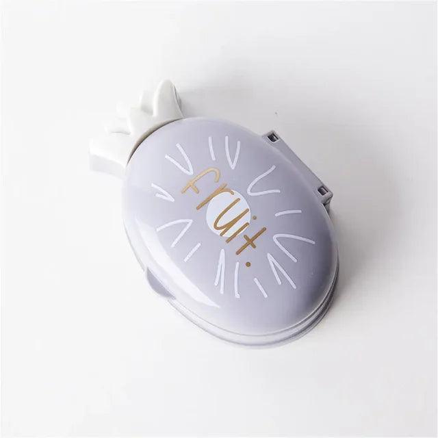 Portable Cartoon Pineapple Soap Box – Waterproof Travel Case - ClubOn