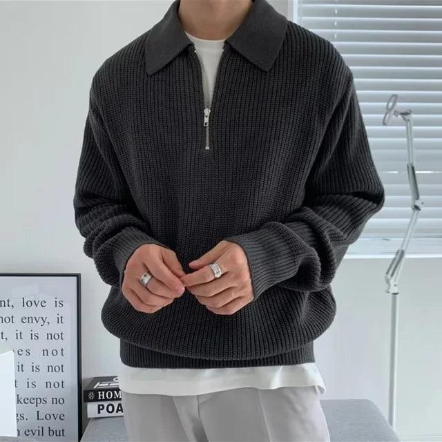 Men's Fashion Knit Sweater - Vintage Casual - ClubOn