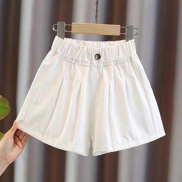 Girls' Solid Color Summer Pants - ClubOn