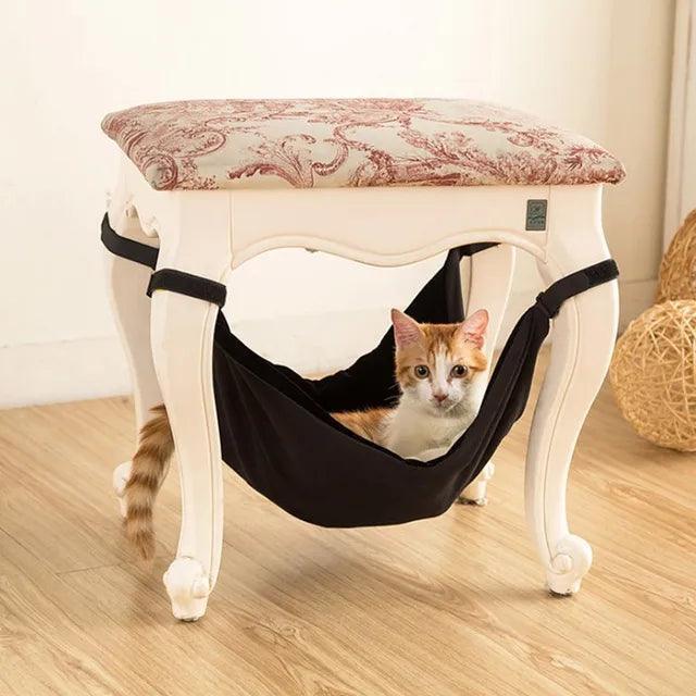 Comfortable Cat Hammock Bed | Soft Hanging Swing for Small Pets - ClubOn