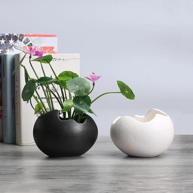 European Style Retro Hydroponic Flowerpot – Ceramic Planter - ClubOn