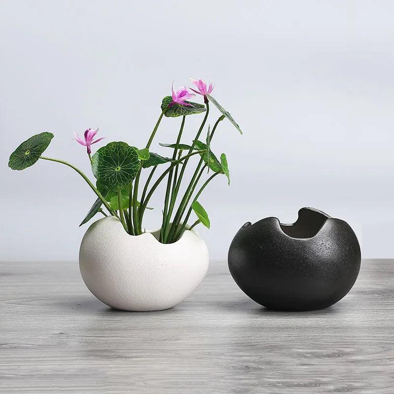 European Style Retro Hydroponic Flowerpot – Ceramic Planter - ClubOn