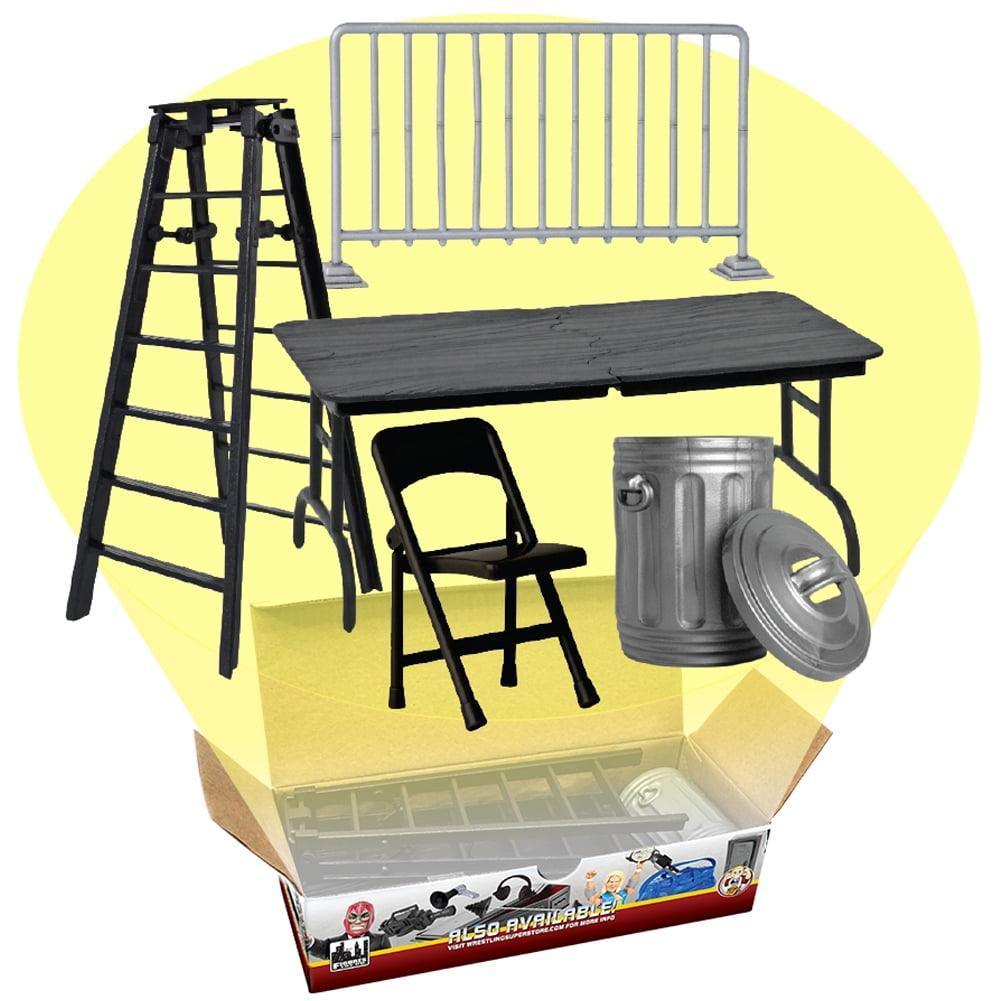 Set of 5 Wrestling Prop Accessories for WWE & AEW Action Figures - ClubOn