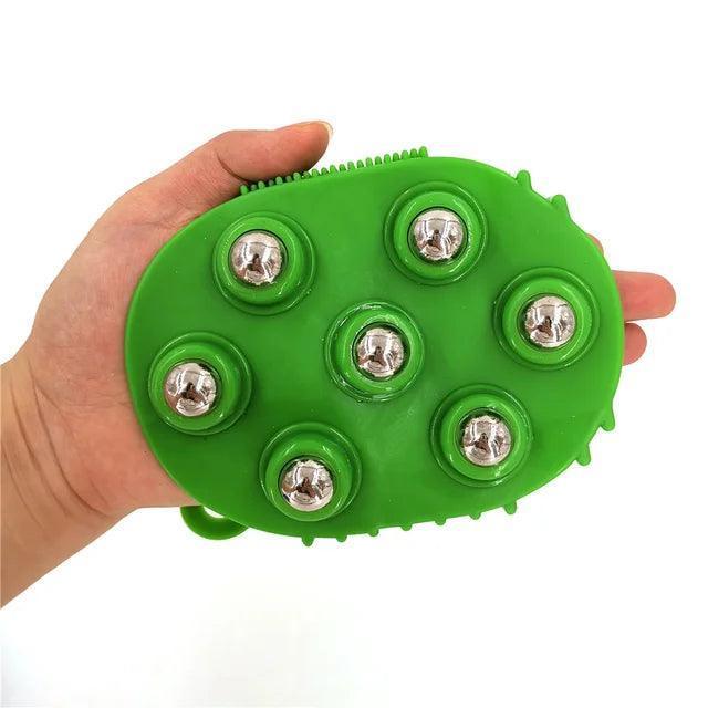 Roller Ball Body Massage Glove for Pain Relief - ClubOn