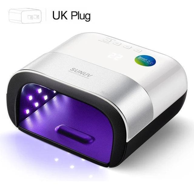 SUNUV SUN3 Smart 2.0 Nail Dryer – 48W UV LED Lamp with Smart Timer & Digital Display - ClubOn