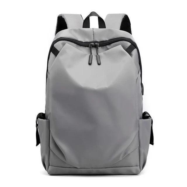 Waterproof Nylon School Backpack - USB Charging Laptop Bag - ClubOn